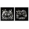Stupell Industries Never Stop Modern Gamer 2pc Framed Giclee Wall Art Set Design by Kim Allen
